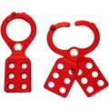 Zing ZING RecycLockout Lockout Tagout Hasp, 1" Steel with Tabs, 7106 7106